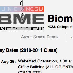 Revamp of Biomedical Engineering Site